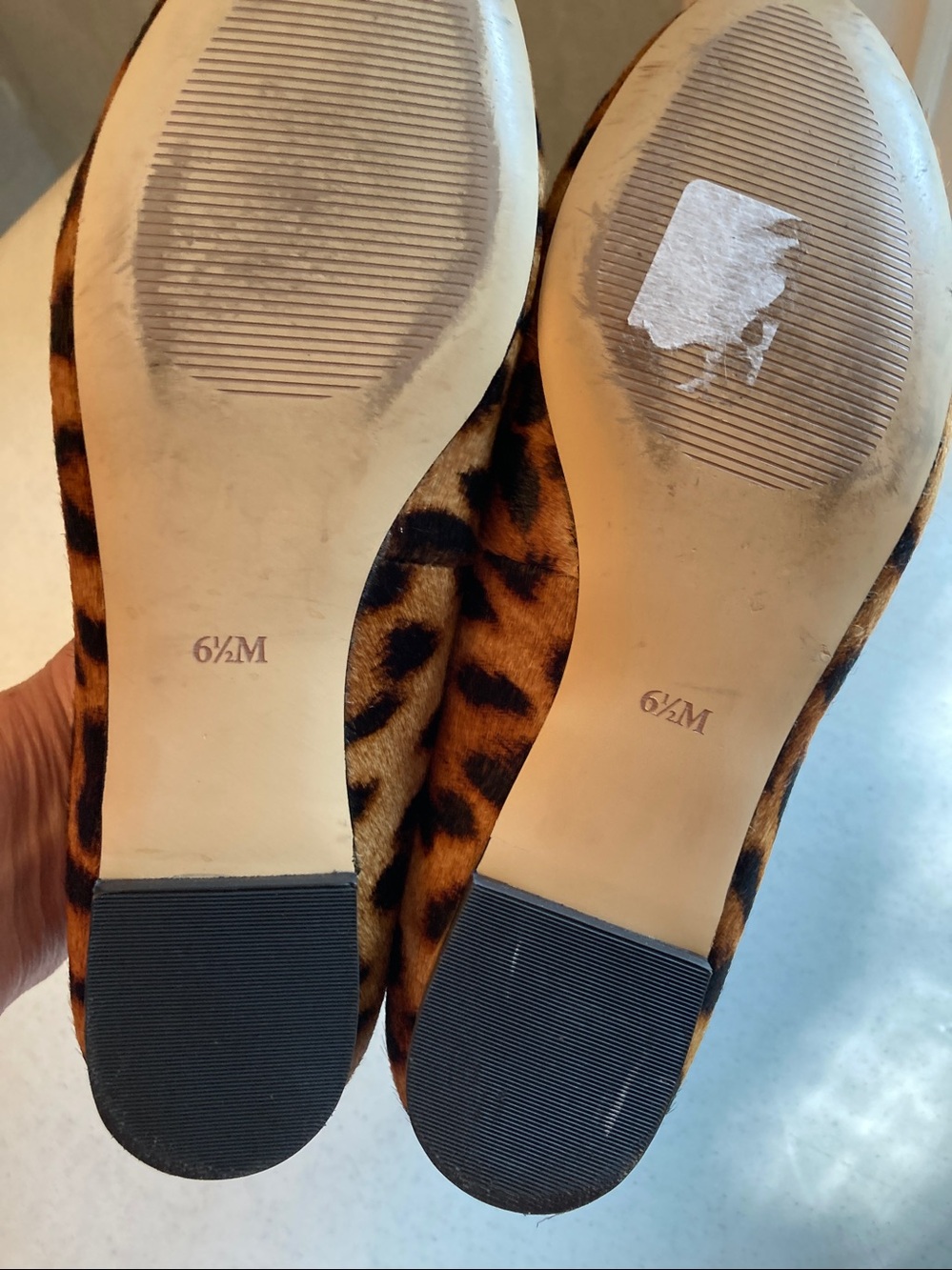 Talbots Leopard-Print Loafers in Brown and Black - Picture 6 of 6